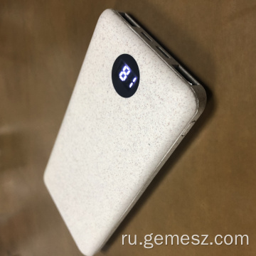 Экологичный материал из пшеничной соломы Power Bank 10000mAh